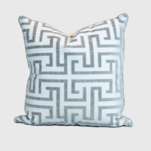 Greek meander modern transitional throw pillow from Hubley