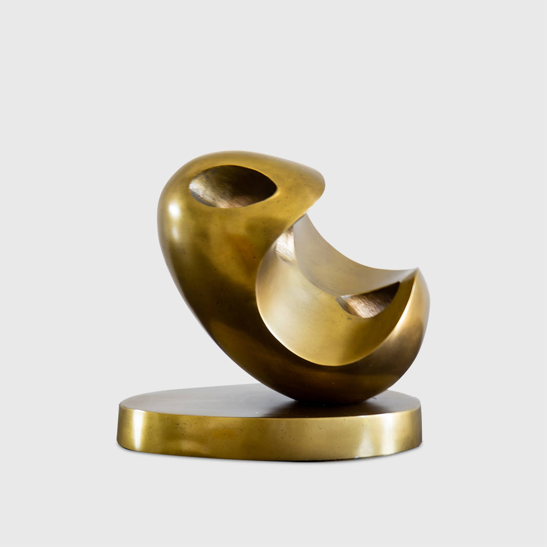 Solid Brass Sculpture – Hubley Design Interiors